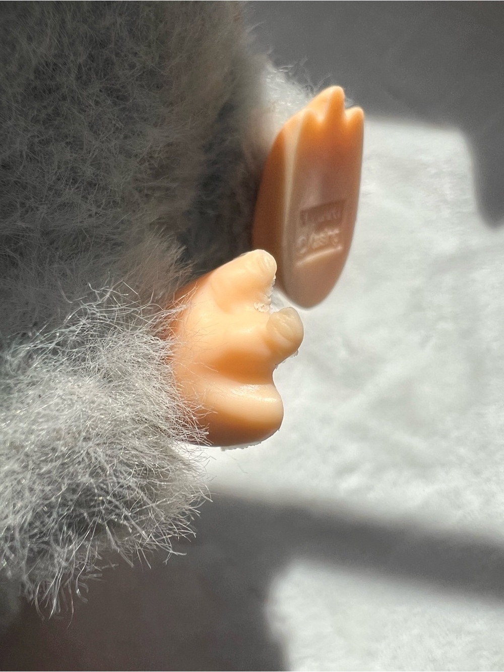2 Labubu Plush Gray Bunny Monster Doll — Soft Cuddly Kids Toy - Picture 6 of 17